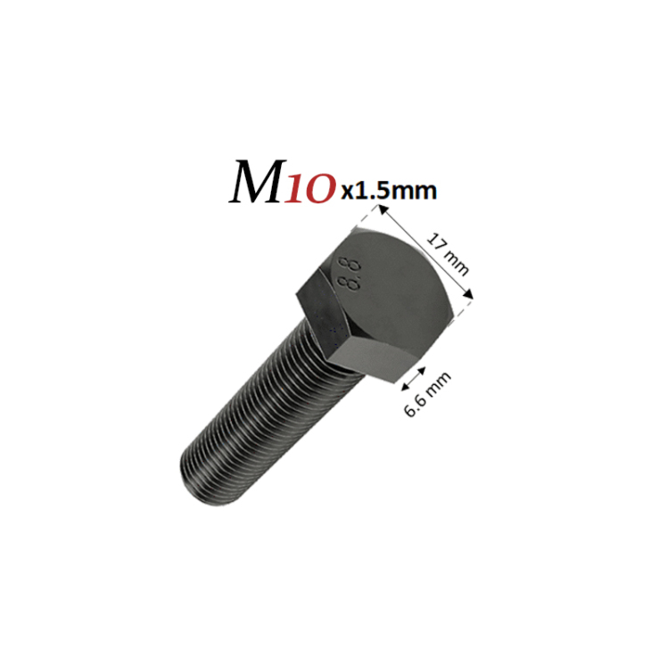پیچ آچارخور خشکه قطر M10 - پیچ M10 - پیچ قطر M10 با طول 30 